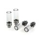 EXTRA LONG GLASS & STAINLESS STEEL WIDE BORE DRIP TIP